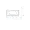 Ванная стальная Koller Pool 105х70E без сиденья (1333190130)- Фото 4